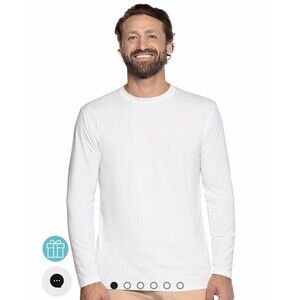 Coolibar Mens M Morada Everyday Long Sleeve T-shirt UPF 50 Sun Protection EUC